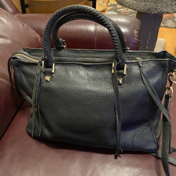 Rebecca Minkofff black fringe leather bag - Picture 2 of 12